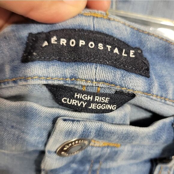 Aeropostale high-rise curvy jeggings sz 8 - Picture 8 of 9